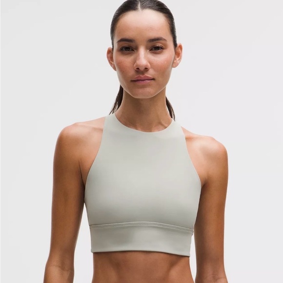 lululemon athletica Other - Lululemon Energy High-Neck Longline Ribbed Luxtreme Sports Bra Top Size 6